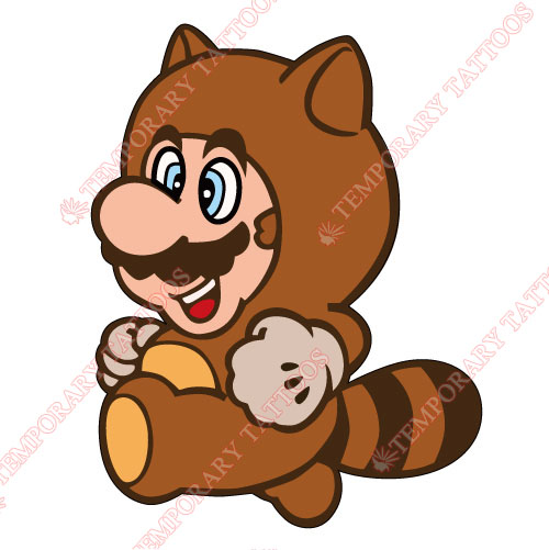 Mario Customize Temporary Tattoos Stickers NO.1361